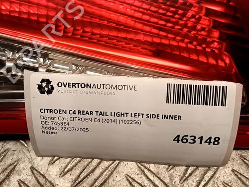Left taillight CITROËN C4 II (NC_) 1.6 HDi 115 | BP29682923C34