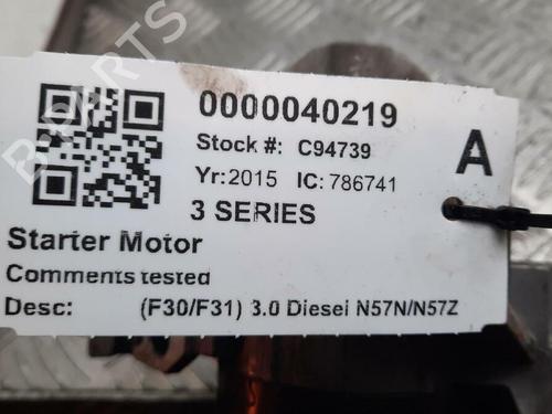 Starter BMW 3 (F30, F80) 320 d | BP29646617M8