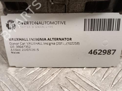 Alternator VAUXHALL INSIGNIA Mk II (B) Hatchback (Z18) 2.0 D (68) | BP29682847M7 
