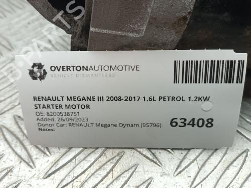 Starter RENAULT MEGANE III Grandtour (KZ0/1) 1.5 dCi (KZ1M, KZ1W, KZ0R) | BP29647286M8