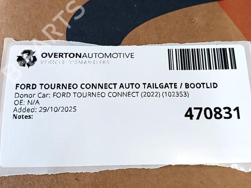 Klapa tylna bagażnika FORD TOURNEO CONNECT / GRAND TOURNEO CONNECT V408 MPV 1.5 EcoBlue | BP29987081C6 