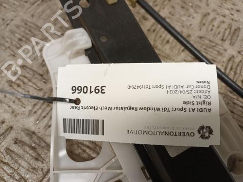 Rear right window mechanism AUDI A1 Sportback (8XA, 8XF) 1.6 TDI | BP29660558C25 