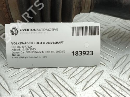 Right front driveshaft VW POLO V (6R1, 6C1) 1.2 TSI | BP29649809M39 