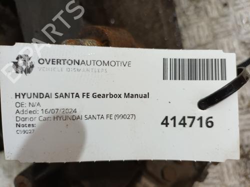 Gearbox HYUNDAI GRAND SANTA FÉ 2.2 CRDi All-wheel Drive | BP29663773M3 