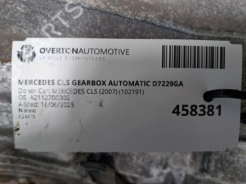 Gearkasse MERCEDES-BENZ CLS (C219) CLS 320 CDI (219.322) | BP29680279M3 