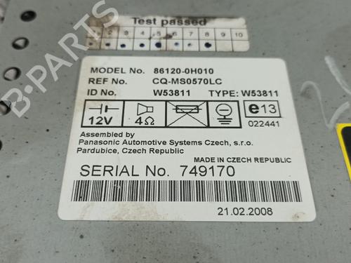 Radio TOYOTA AYGO (_B1_) 1.0 (KGB10_, KGB10R) | BP29672676E6 