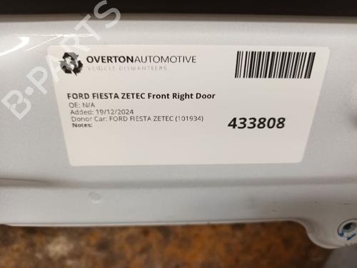 Right front door FORD FIESTA VI (CB1, CCN) 1.4 | BP29669392C3 