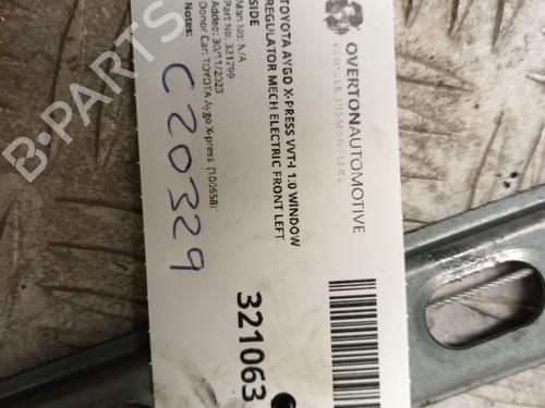 Front left window mechanism TOYOTA AYGO (_B4_) 1.0 VVTi (KGB40) | BP29654465C22 