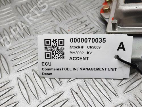 Engine control unit (ECU) HYUNDAI ACCENT II (LC) 1.3 | BP29647511M57