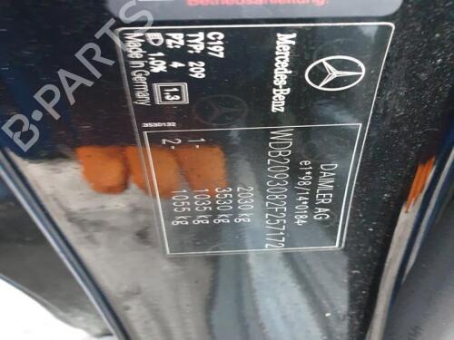Rear left seatbelt MERCEDES-BENZ CLK (C209) CLK 320 (209.365) | BP29648536I29 