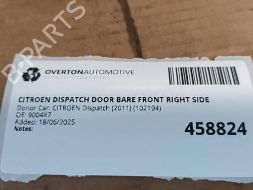 Right front door CITROËN JUMPY II Van 1.6 HDi 90 16V | BP29680457C3