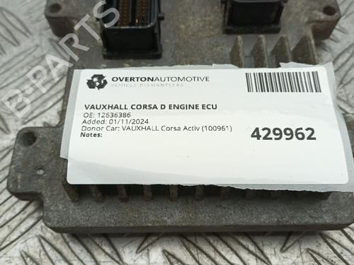 Engine control unit (ECU) VAUXHALL CORSA Mk III (D) (S07) 1.2 i 16V (L08) | BP29667885M57