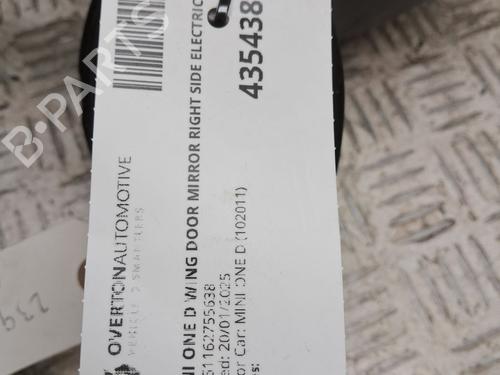 Bakspejl Højre MINI MINI (R56) One D | BP29670072C27 