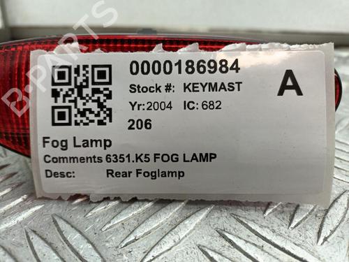 Rear fog light RENAULT CLIO III (BR0/1, CR0/1) 1.4 16V | BP29650079C37