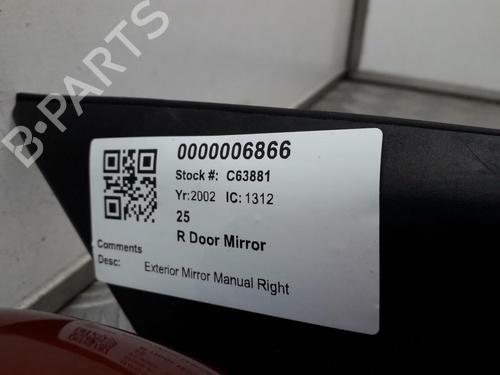 Right mirror ROVER 25 I Hatchback (RF) 1.4 16V | BP29645610C27 