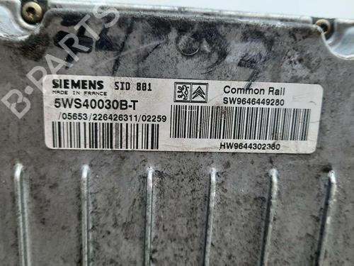 Engine control unit (ECU) PEUGEOT 307 (3A/C) 2.0 HDi 90 | BP29647568M57 