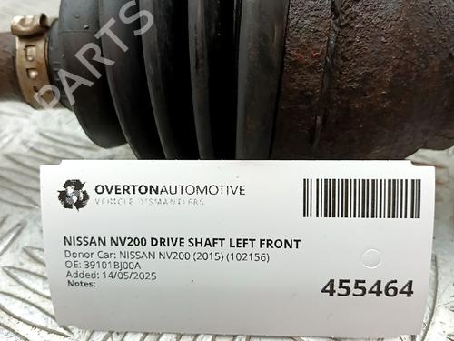 Left front driveshaft NISSAN NV200 Van 1.5 dCi 90 (M20, M20N, M20M) | BP29679283M38 