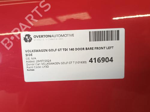 Left front door VW GOLF VI (5K1) 1.6 MultiFuel | BP29664511C2 
