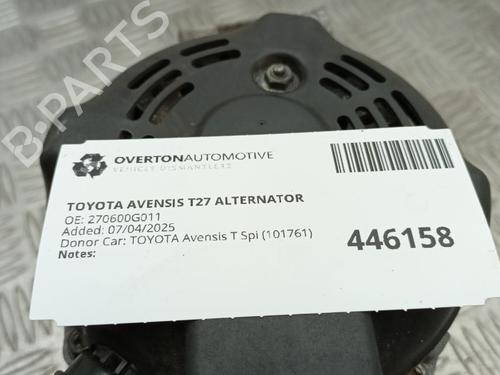 Alternator TOYOTA AVENSIS Estate (_T27_) 2.2 D-4D (ADT271_, ADT271R) | BP29674566M7 