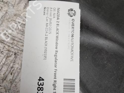 Front right window mechanism MAZDA 2 (DE_, DH_) 1.3 (DE3FS) | BP29671055C23