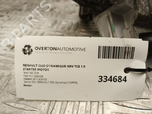 Starter RENAULT CLIO IV (BH_) 0.9 TCe 90 (BHNF, BHMA, BHMH, BHJK, BHJR) | BP29655785M8 