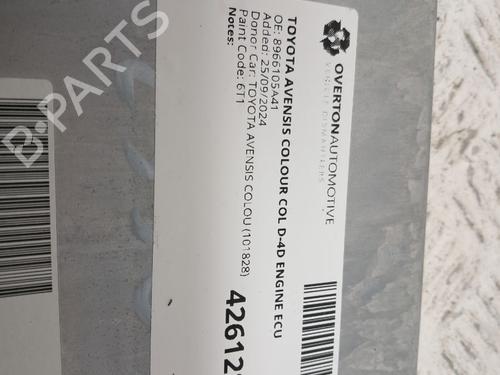 Engine control unit (ECU) TOYOTA AVENSIS Estate (_T25_) 2.0 D-4D (ADT250_, ADT250R) | BP29666703M57 