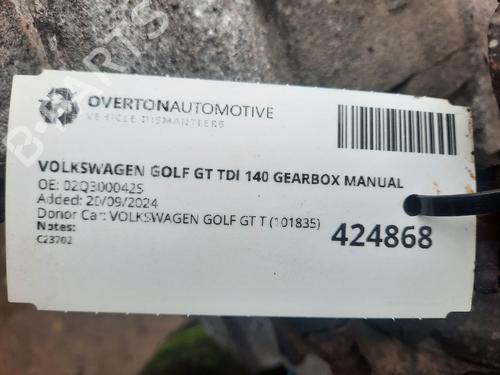 Gearbox VW GOLF V (1K1) 2.0 TDI 16V | BP29666431M3