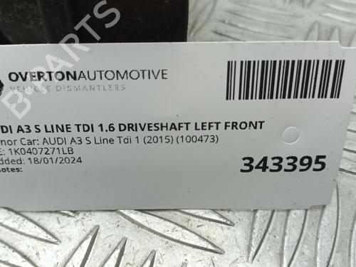 Left front driveshaft AUDI A3 Sportback (8VA, 8VF) 1.6 TDI | BP29656536M38