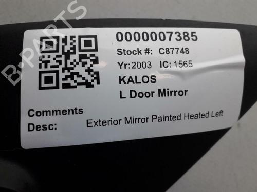 Left mirror DAEWOO KALOS (KLAS) 1.4 | BP29645663C26 