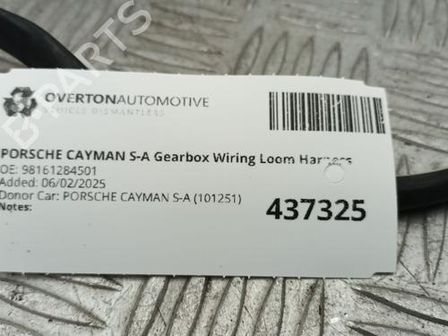 Wiring harness PORSCHE CAYMAN (981) 2.7 | BP29670842E16