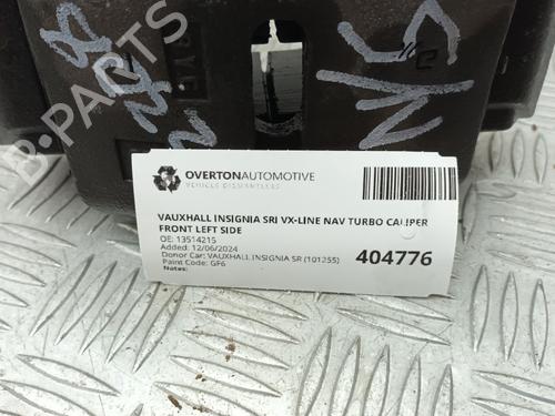 Venstre bremsekaliber foran VAUXHALL INSIGNIA Mk II (B) Hatchback (Z18) 1.5 (68) | BP29661819M105 
