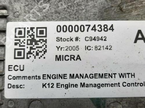 Engine control unit (ECU) NISSAN MICRA III (K12) 1.2 16V | BP29647637M57 