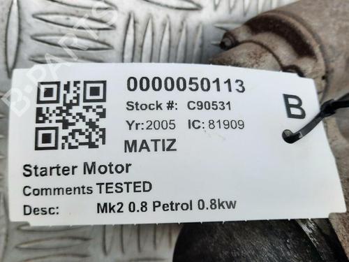 Starter CHEVROLET MATIZ (M200, M250) 1.0 | BP29646917M8 