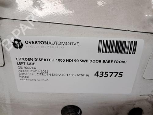 Left front door CITROËN JUMPY II Van 1.6 HDi 90 16V | BP29670242C2 