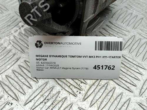 Starter RENAULT MEGANE CC (EZ0/1_) 1.6 16V (EZ0U, EZ1U) | BP29677686M8