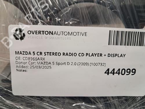 Bilradio MAZDA 5 (CR) 2.0 CD (CR19) | BP29673929E6