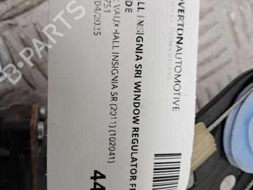 Front right window mechanism VAUXHALL ZAFIRA Mk II (B) (A05) 1.6 | BP29676399C23