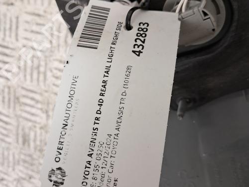 Right taillight TOYOTA AVENSIS Saloon (_T27_) 2.0 D-4D (ADT270_, ADT270R) | BP29669000C35