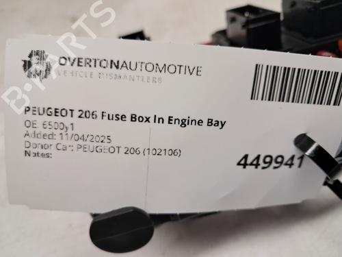 Fuse box PEUGEOT 206 Hatchback (2A/C) 1.4 i | BP29676605E1 