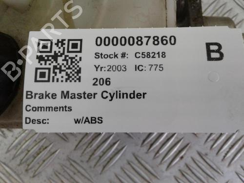 Brake master cylinder PEUGEOT 206 SW (2E/K) 2.0 HDi | BP29647982M77 