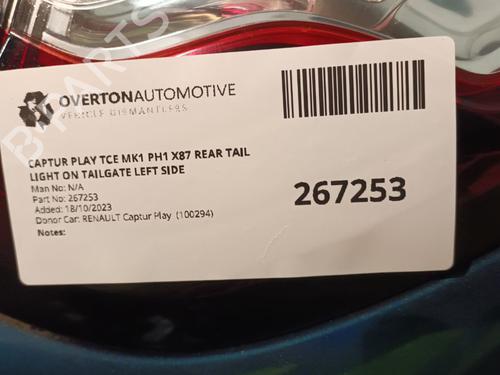 Venstre Baklys RENAULT CLIO III (BR0/1, CR0/1) 1.2 16V | BP29652802C34