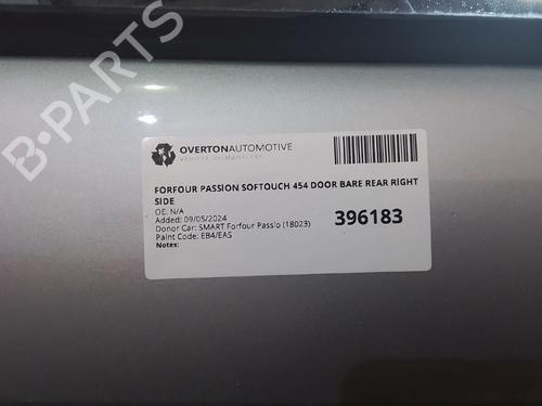 Right rear door SMART FORFOUR (454) 1.3 (454.031) | BP29661031C5 