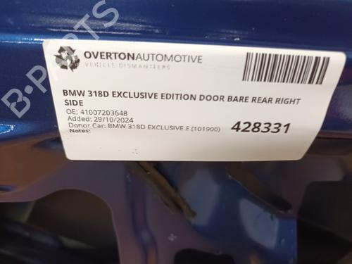 Right rear door BMW 3 (E90) 318 d | BP29667334C5