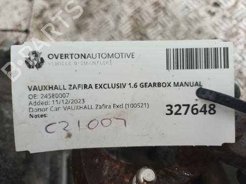 Gearbox VAUXHALL ZAFIRA Mk II (B) (A05) 1.6 | BP29655013M3