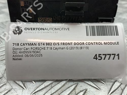 Module électronique PORSCHE 718 CAYMAN (982) 4.0 GT4 (982810, 982811) | BP29679972M83 