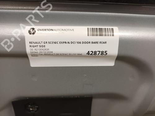 Right rear door RENAULT GRAND SCÉNIC III (JZ0/1_) 1.5 dCi (JZ0B, JZ07) | BP29667483C5