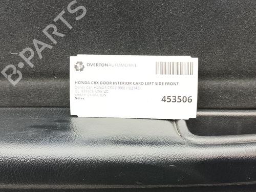 Front left panel HONDA CRX II (ED, EE) 1.6 i 16V (ED9) | BP29678735C58 