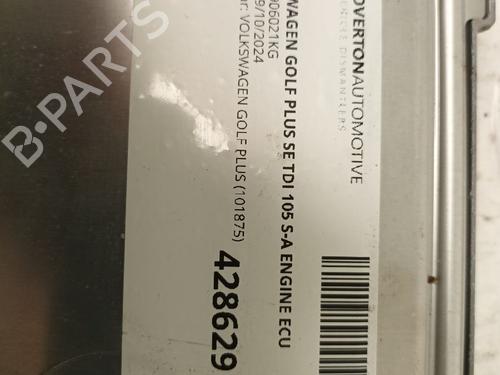 Engine control unit (ECU) VW GOLF PLUS V (5M1, 521) 1.9 TDI | BP29667435M57