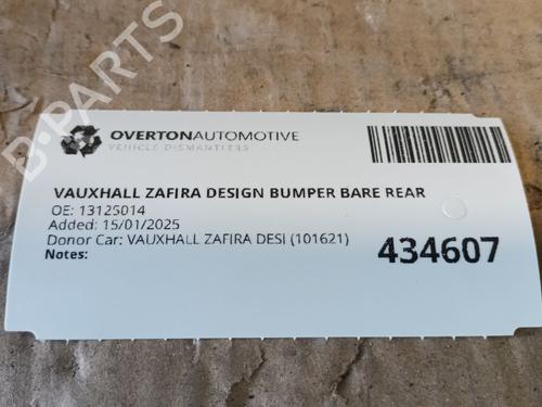Zderzak tylny VAUXHALL ZAFIRA Mk II (B) (A05) 1.8 | BP29669723C8