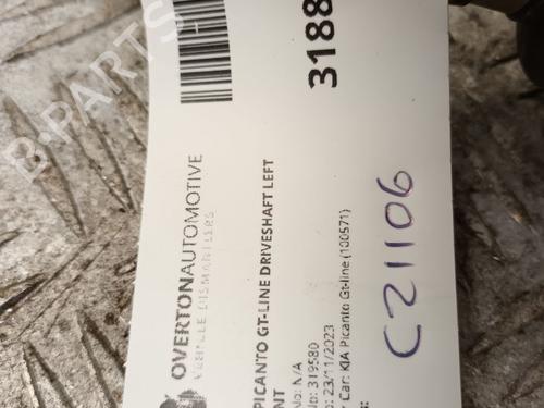 Left front driveshaft KIA PICANTO III (JA) 1.0 | BP29654348M38 